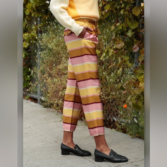 Stine Goya Kathy Striped Pants Multicolor pink yellow - Picture 5 of 16